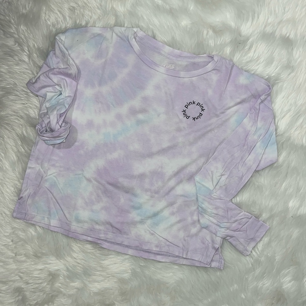 PINK lightweight cropped tee Extra Small XS